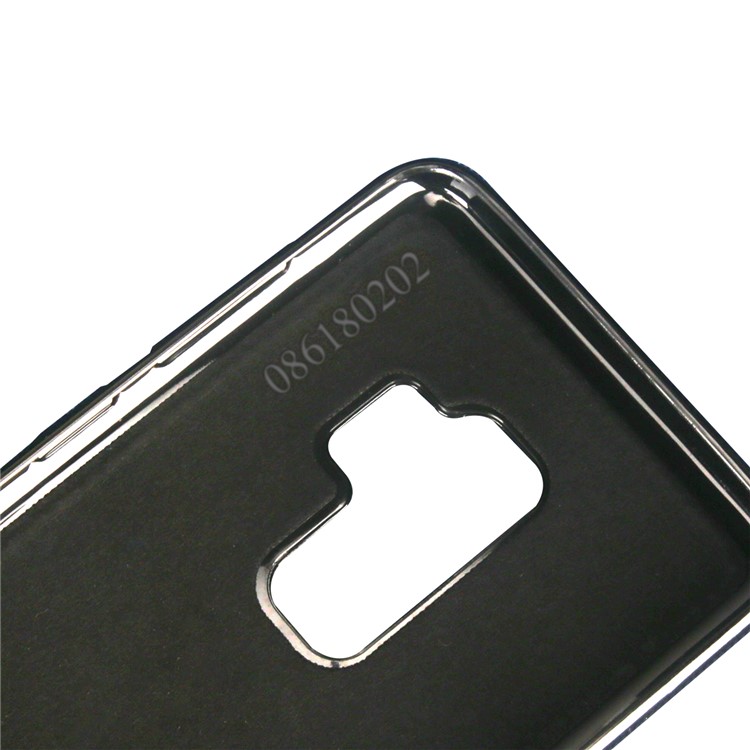 PIERRE CARDIN Genuine Leather Coated Card Slot TPU Kickstand Cover for Samsung Galaxy S9 Plus SM-G965 - Brown-6