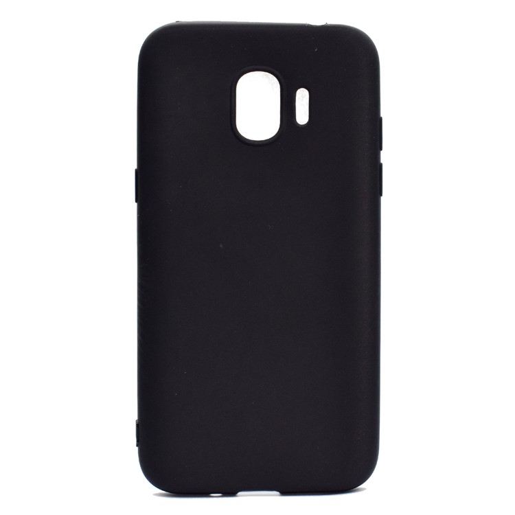 Soft Matte TPU Back Case for Samsung Galaxy J2 Pro 2018 - Black-2