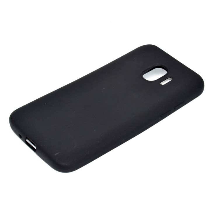 Soft Matte TPU Back Case for Samsung Galaxy J2 Pro 2018 - Black-3