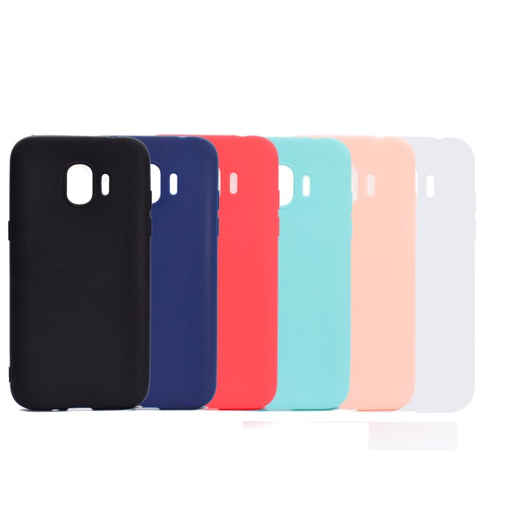 Soft Matte TPU Back Case for Samsung Galaxy J2 Pro 2018 - Black-8