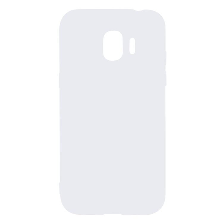 Soft Matte TPU Back Cover for Samsung Galaxy J2 Pro 2018 - White-2