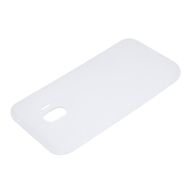 Soft Matte TPU Back Cover for Samsung Galaxy J2 Pro 2018 - White-4
