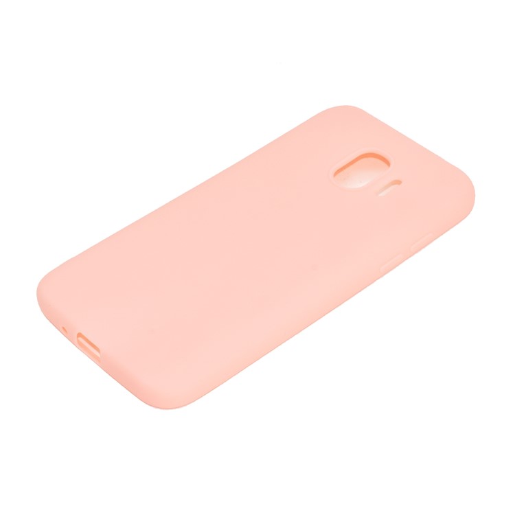 Soft Matte TPU Back Casing for Samsung Galaxy J2 Pro 2018 - Pink-3