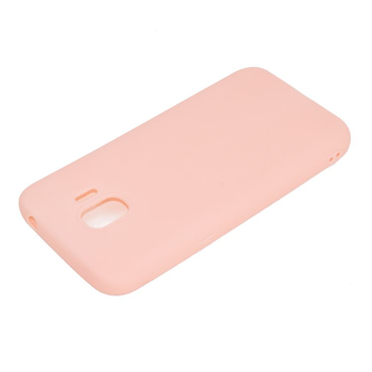 Soft Matte TPU Back Casing for Samsung Galaxy J2 Pro 2018 - Pink-4