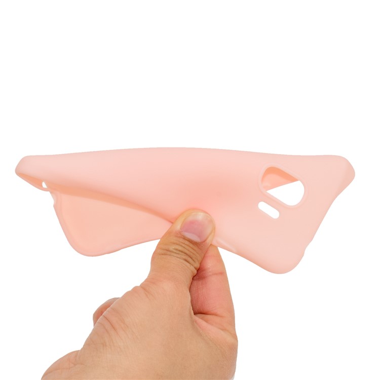 Soft Matte TPU Back Casing for Samsung Galaxy J2 Pro 2018 - Pink-6