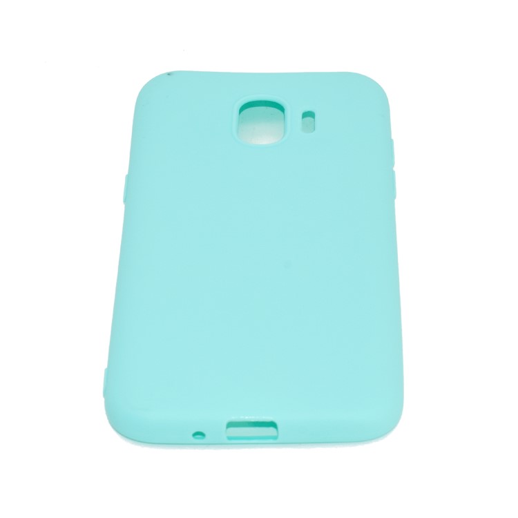 Soft Matte TPU Mobile Phone Case for Samsung Galaxy J2 Pro 2018 - Cyan-5