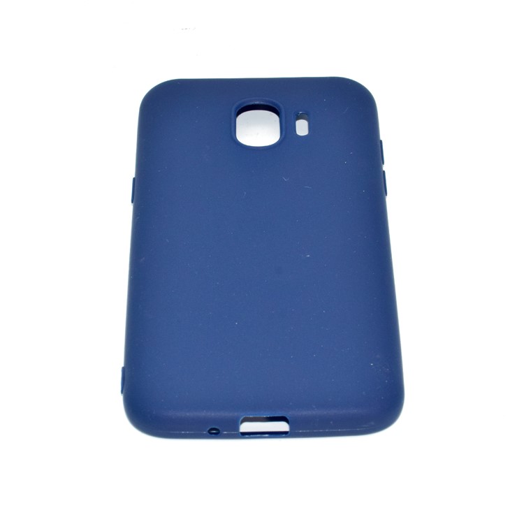 Soft Matte TPU Cell Phone Case for Samsung Galaxy J2 Pro 2018 - Dark Blue-5