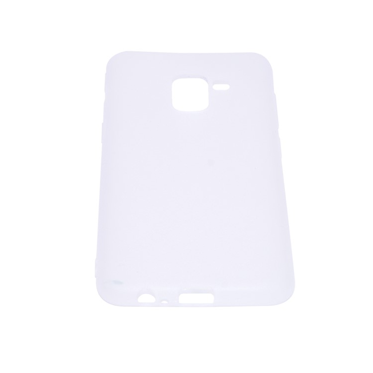 For Samsung Galaxy A8+ (2018) Solid Color Frosted Soft TPU Phone Cover - White-5