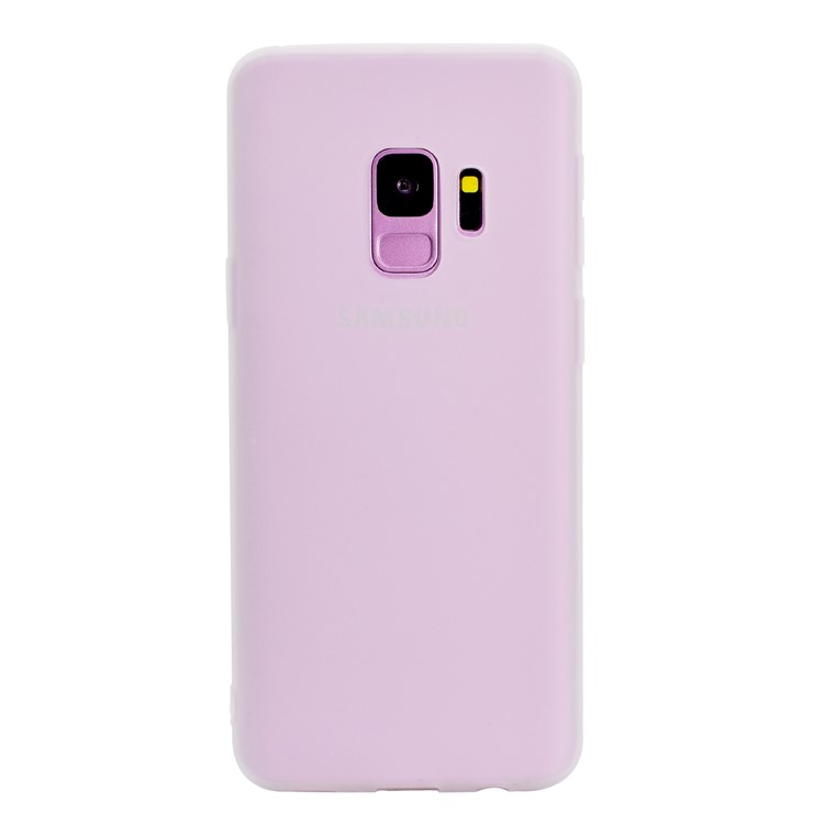 Solid Color Frosted Soft TPU Phone Cover for Samsung Galaxy S9 G960 - White-2