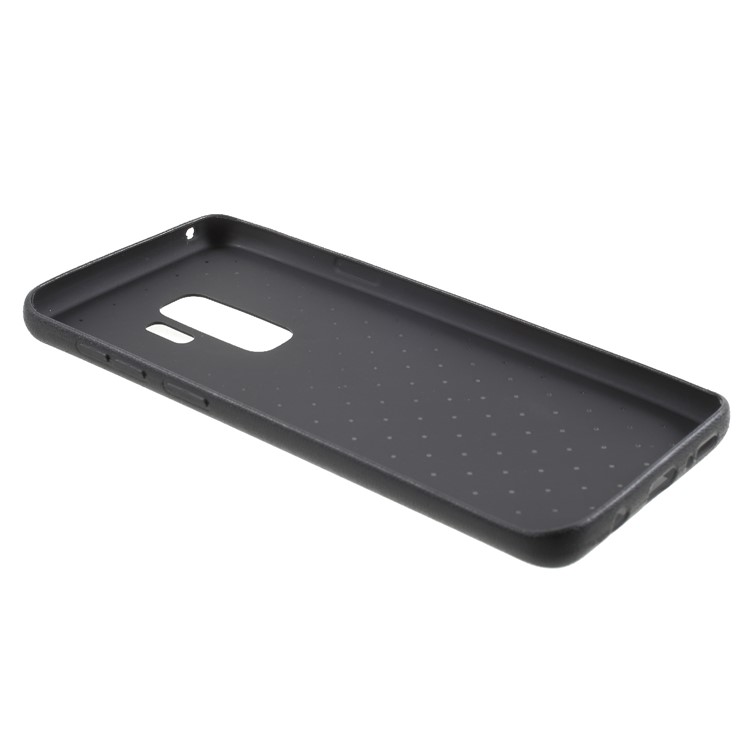 Woven Pattern TPU Lightweight Phone Case Accessory for Samsung Galaxy S9+ G965 - Black-7