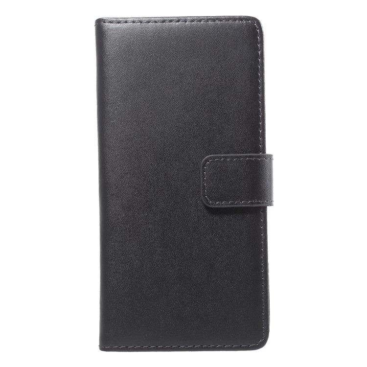 

Split Leather Magnetic Wallet Stand Phone Case for Samsung Galaxy S9 Plus SM-G965 - Black