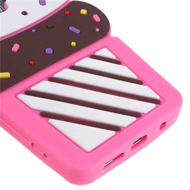 3D Cherry Ice Cream Silicone Mobile Phone Cover for Samsung Galaxy S9 SM-G960 - Rose-5