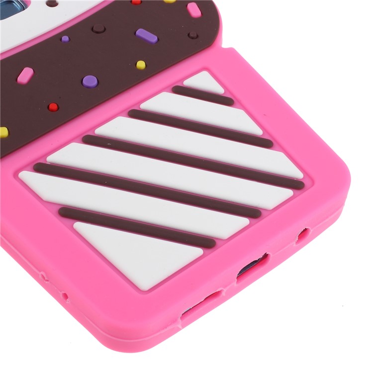 3D Cherry Ice Cream Silicone Mobile Phone Case for Samsung Galaxy S9 Plus SM-G965 - Rose-5