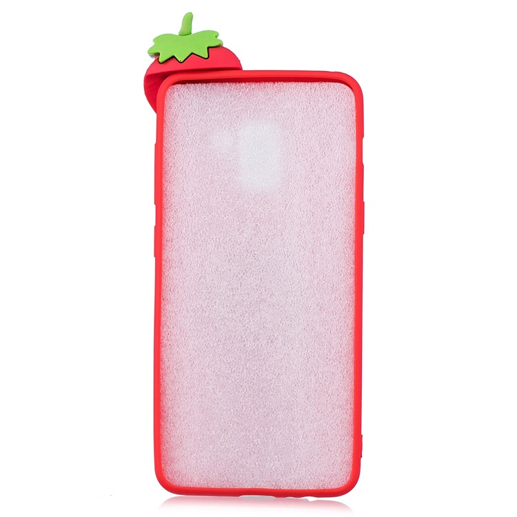 3D Cute Fruit Pattern Printing TPU Cover Case for Samsung Galaxy A5 (2018) - Strawberry-4