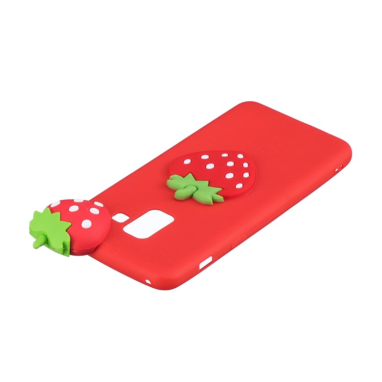 3D Cute Fruit Pattern Printing TPU Cover Case for Samsung Galaxy A5 (2018) - Strawberry-8
