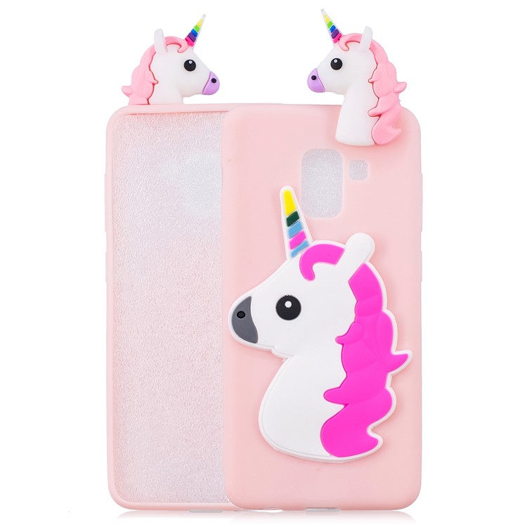 3D Cute Doll Pattern Printing TPU Phone Case for Samsung Galaxy A5 (2018) - Unicorn-2