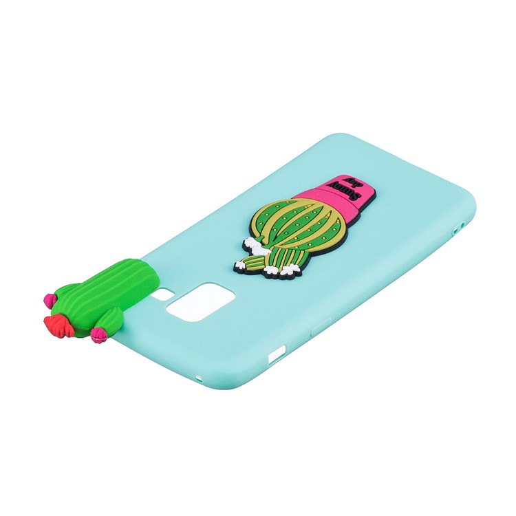3D Cute Plant Pattern Printing TPU Protective Case for Samsung Galaxy A5 (2018) - Cactus-11