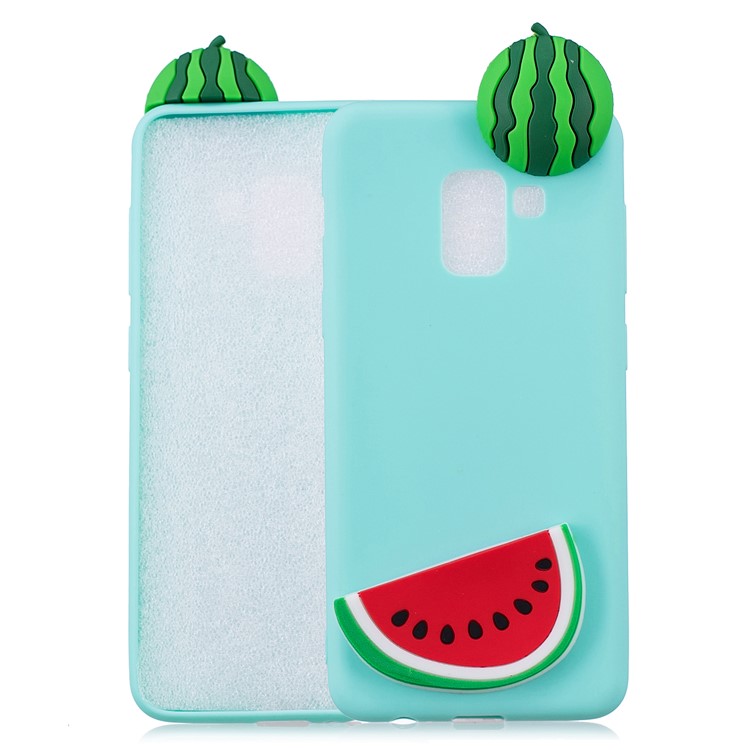 3D Cute Fruit Pattern Printing TPU Protection Case for Samsung Galaxy A5 (2018) - Watermelon-2