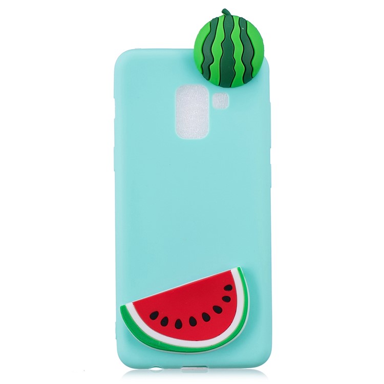 3D Cute Fruit Pattern Printing TPU Protection Case for Samsung Galaxy A5 (2018) - Watermelon-3