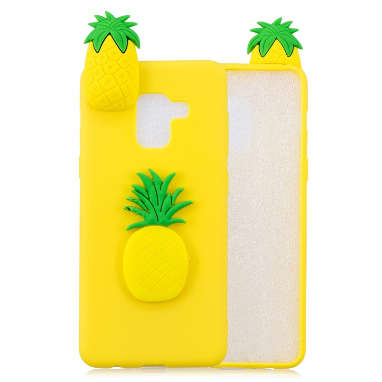 3D Fruit Pattern Printing TPU Phone Cover Case for Samsung Galaxy A5 (2018) - Pineapple-2