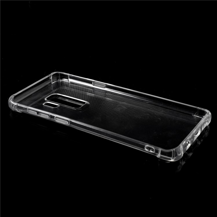 Clear TPU Flexible Case for Samsung Galaxy S9+ SM-G965 - Transparent-4