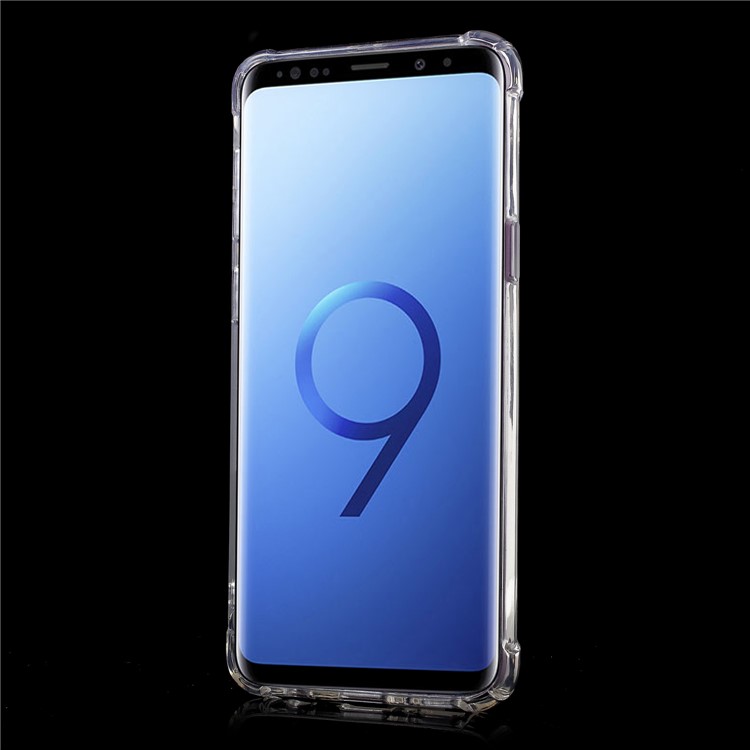 Clear TPU Flexible Cover for Samsung Galaxy S9 SM-G960 - Transparent-2