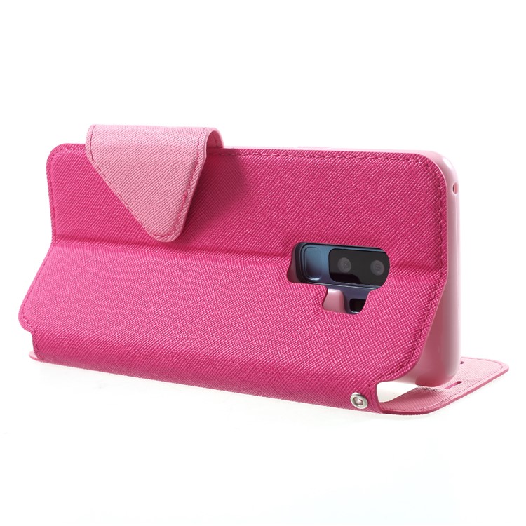ROAR KOREA View Window Leather Stand Phone Casing for Samsung Galaxy S9 Plus SM-G965 - Rose-5