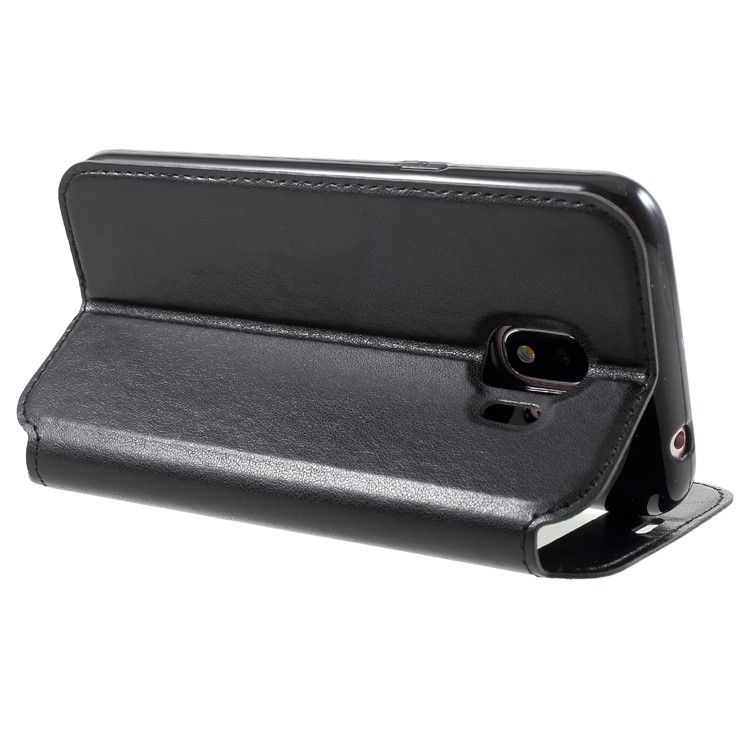 ROAR KOREA View Window Noble Leather Flip Stand Cover for Samsung Galaxy J2 Pro 2018 - Black-5