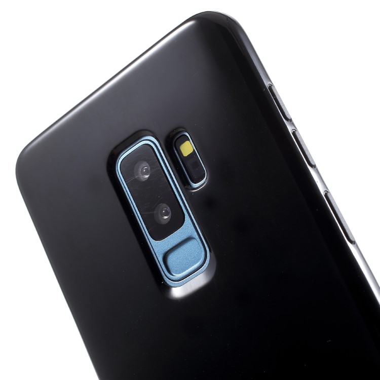 Solid Color Glossy Soft TPU Phone Cover for Samsung Galaxy S9 Plus SM-G965 - Black-5