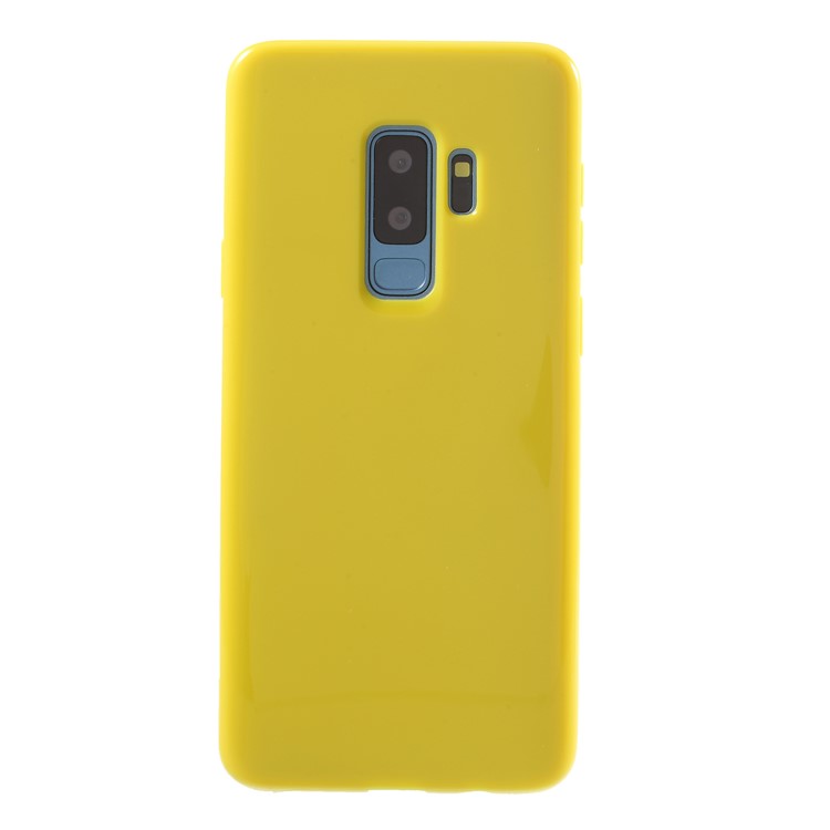 

Solid Color Glossy Soft TPU Cell Phone Case for Samsung Galaxy S9+ SM-G965 - Yellow