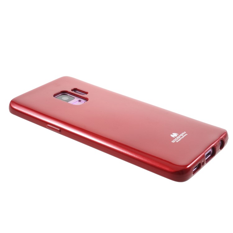 MERCURY GOOSPERY Jelly Glitter Powder TPU Case for Samsung Galaxy S9 SM-G960 - Red-3