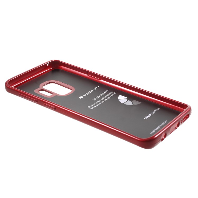 MERCURY GOOSPERY Jelly Glitter Powder TPU Case for Samsung Galaxy S9 SM-G960 - Red-4