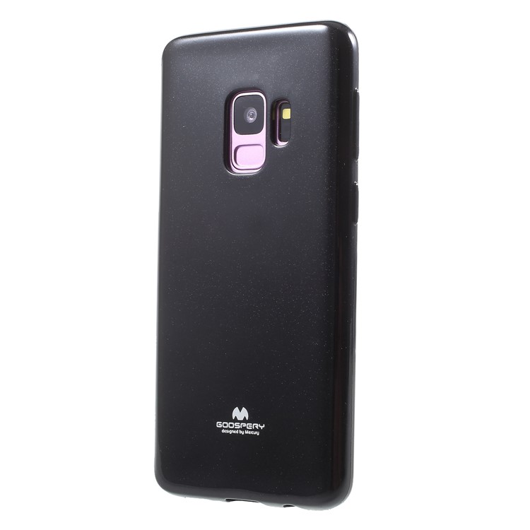 MERCURY GOOSPERY Jelly Glitter Powder TPU Casing for Samsung Galaxy S9 SM-G960 - Black-3