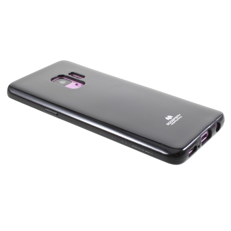 MERCURY GOOSPERY Jelly Glitter Powder TPU Casing for Samsung Galaxy S9 SM-G960 - Black-4