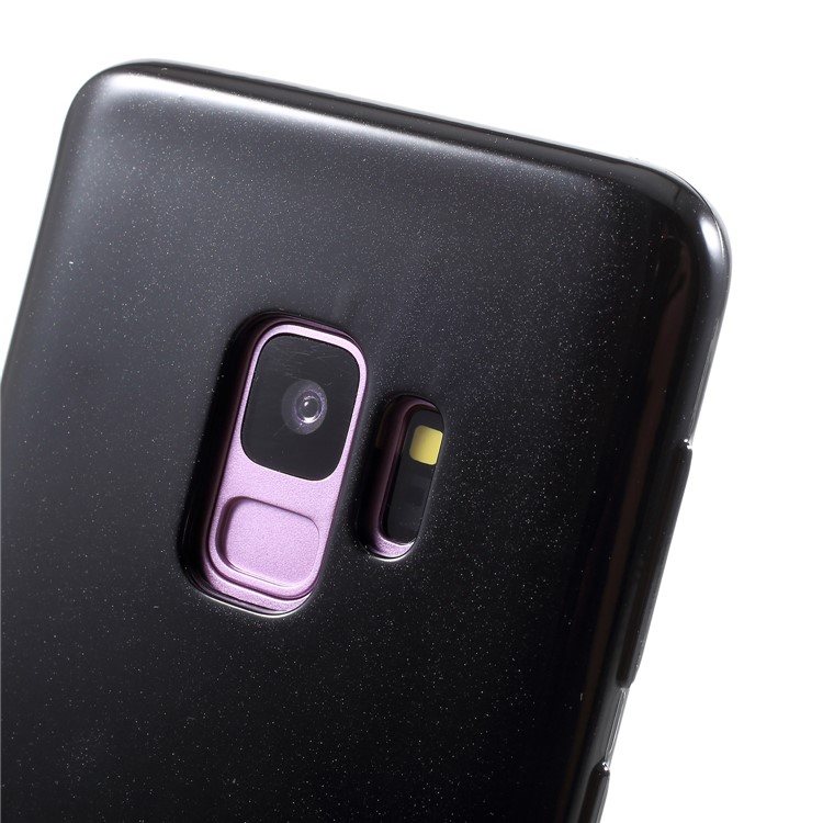 MERCURY GOOSPERY Jelly Glitter Powder TPU Casing for Samsung Galaxy S9 SM-G960 - Black-5