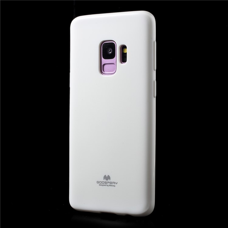 MERCURY GOOSPERY Jelly Glitter Powder TPU Cover for Samsung Galaxy S9 SM-G960 - White-3