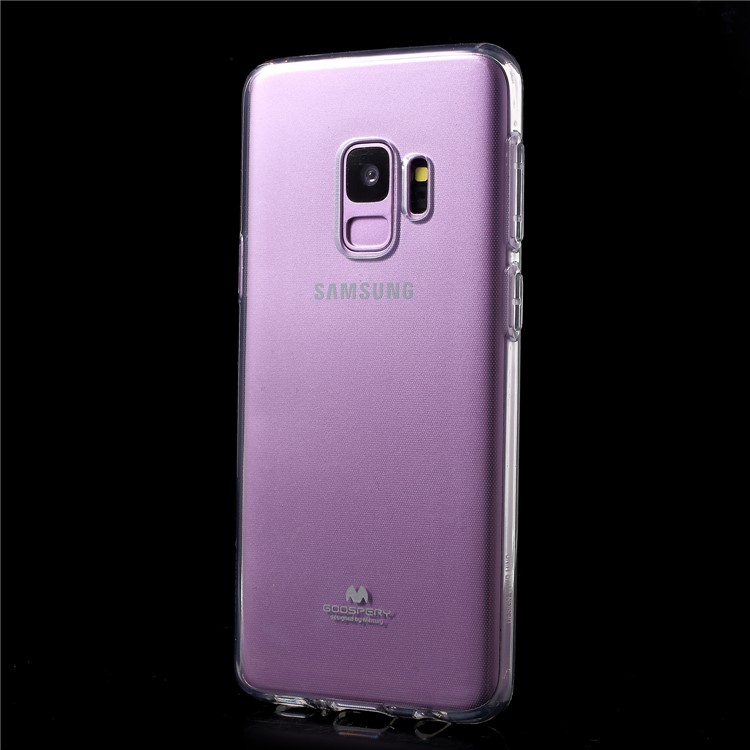MERCURY GOOSPERY Jelly Glitter Powder TPU Case Cover for Samsung Galaxy S9 SM-G960 - Transparent-3