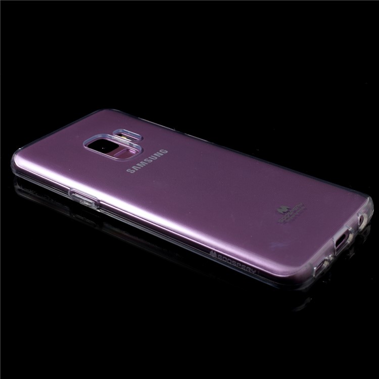 MERCURY GOOSPERY Jelly Glitter Powder TPU Case Cover for Samsung Galaxy S9 SM-G960 - Transparent-4