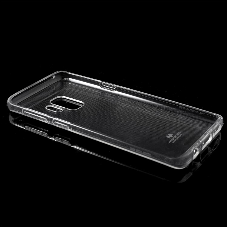 MERCURY GOOSPERY Jelly Glitter Powder TPU Case Cover for Samsung Galaxy S9 SM-G960 - Transparent-5