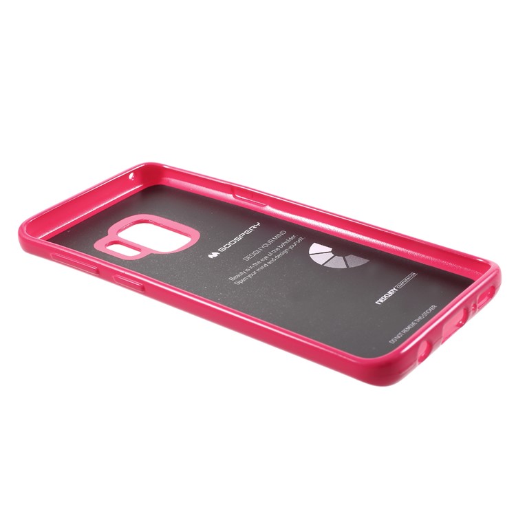 MERCURY GOOSPERY Jelly Glitter Powder TPU Casing Cover for Samsung Galaxy S9 SM-G960 - Rose-5
