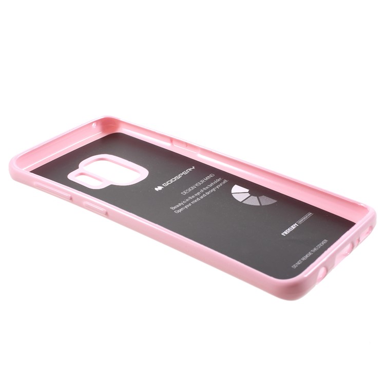 MERCURY GOOSPERY Jelly Glitter Powder TPU Shell for Samsung Galaxy S9 SM-G960 - Pink-5