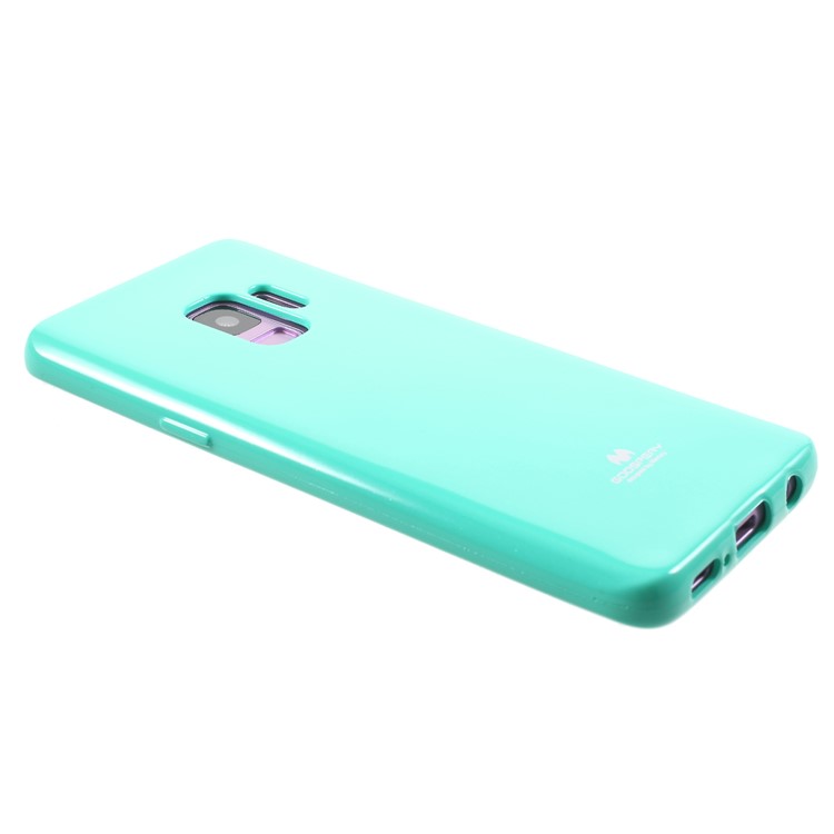 MERCURY GOOSPERY Jelly Glitter Powder TPU Phone Shell for Samsung Galaxy S9 SM-G960 - Cyan-4