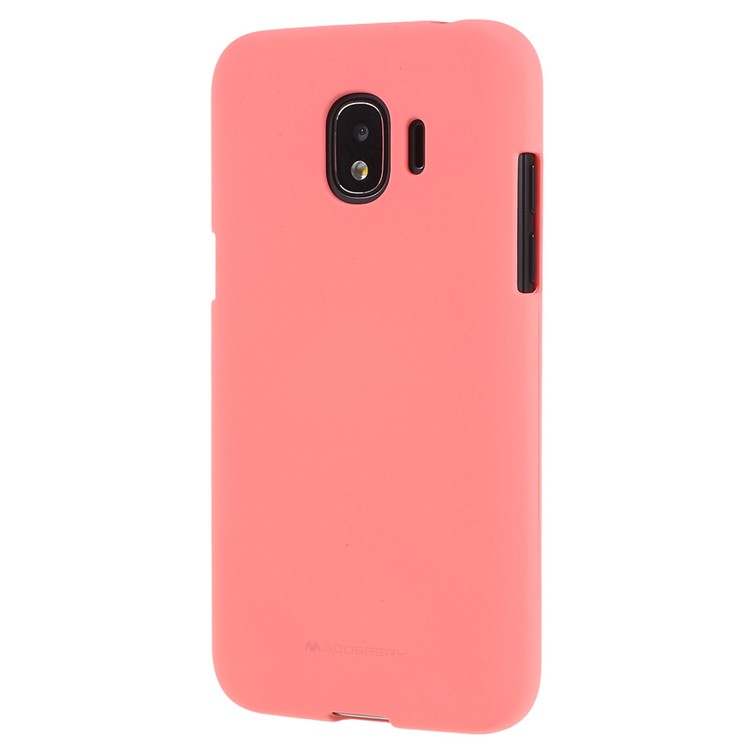 MERCURY GOOSPERY Matte Skin TPU Cover Accessory for Samsung Galaxy J2 Pro 2018 - Pink-2