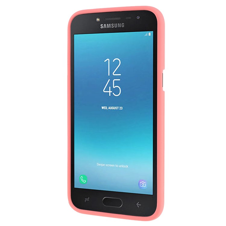 MERCURY GOOSPERY Matte Skin TPU Cover Accessory for Samsung Galaxy J2 Pro 2018 - Pink-3