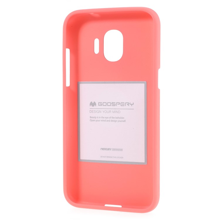 MERCURY GOOSPERY Matte Skin TPU Cover Accessory for Samsung Galaxy J2 Pro 2018 - Pink-4
