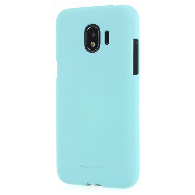 MERCURY GOOSPERY Matte Skin TPU Back Protection Case for Samsung Galaxy J2 Pro 2018 - Cyan-2