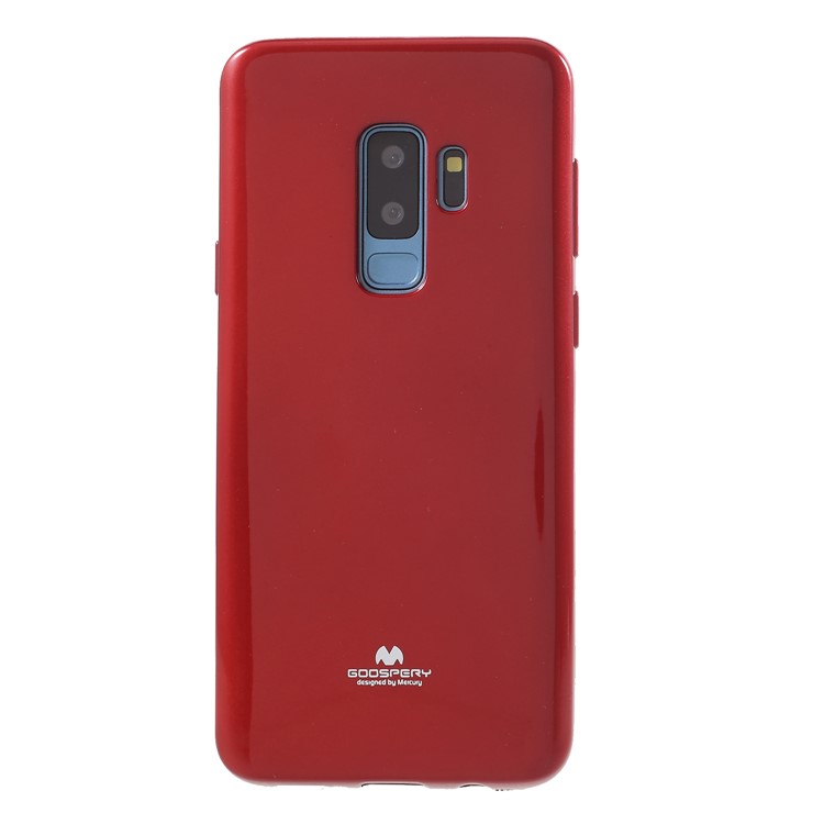 MERCURY GOOSPERY Jelly Glitter Powder TPU Case Accessory for Samsung Galaxy S9 Plus SM-G965 - Red-2