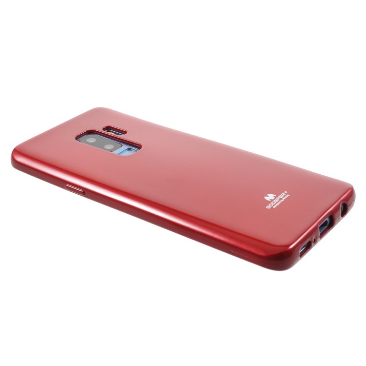 MERCURY GOOSPERY Jelly Glitter Powder TPU Case Accessory for Samsung Galaxy S9 Plus SM-G965 - Red-3