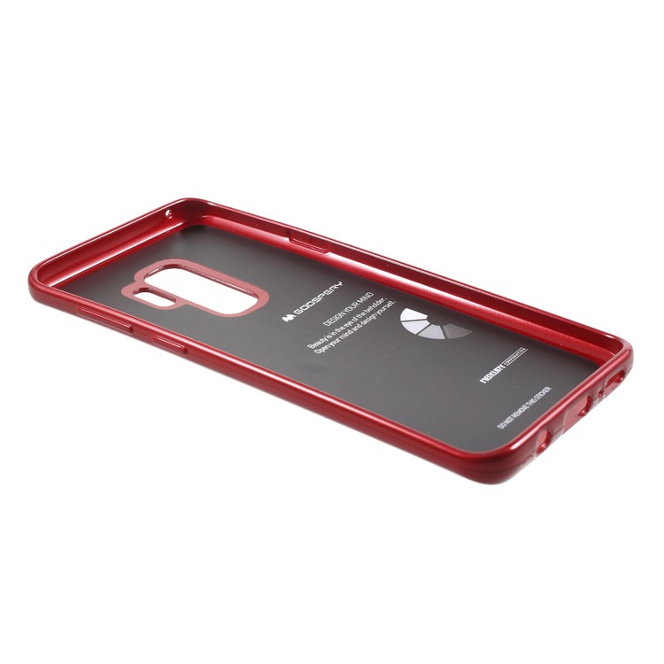 MERCURY GOOSPERY Jelly Glitter Powder TPU Case Accessory for Samsung Galaxy S9 Plus SM-G965 - Red-4