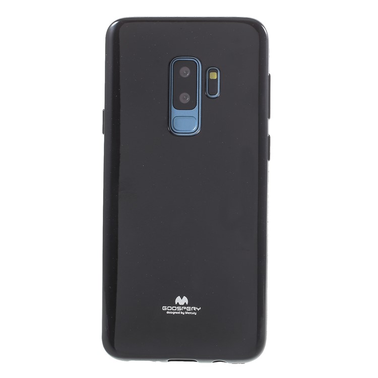 MERCURY GOOSPERY Jelly Glitter Powder TPU Casing Accessory for Samsung Galaxy S9 Plus SM-G965 - Black-1